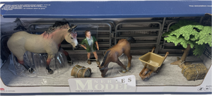 Horses - HS13 Grey Horse Set - Country Toys