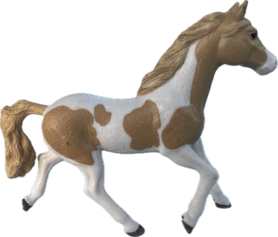 Horses - Paint Mare - Tan - Country Toys