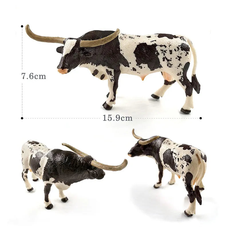 Cattle - Texas Longhorn Bull No 2 - Country Toys – Country Toys Australia