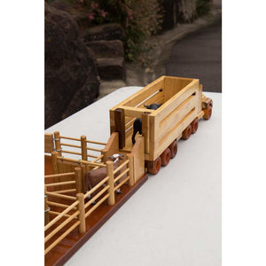 Combo Deal - Little Cattleman Special No 2 - CY6 Cattle Yard, CT3 B-Double Cattle Truck - FREE SHIPPING